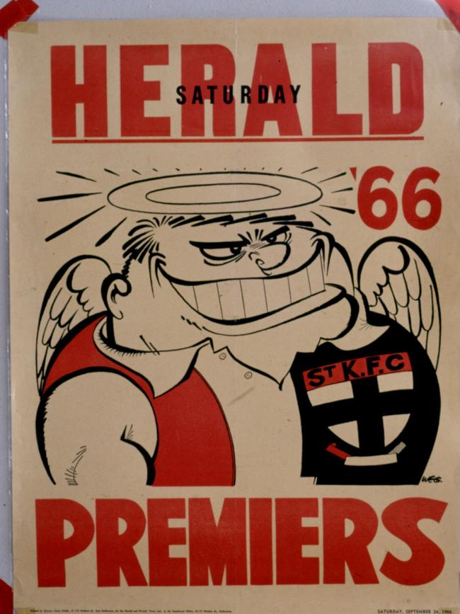WEG premiership poster, 1966.
