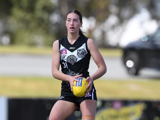 Southport QAFLW reserves 2024 player Chaise Montey. Picture: Highflyer Images.