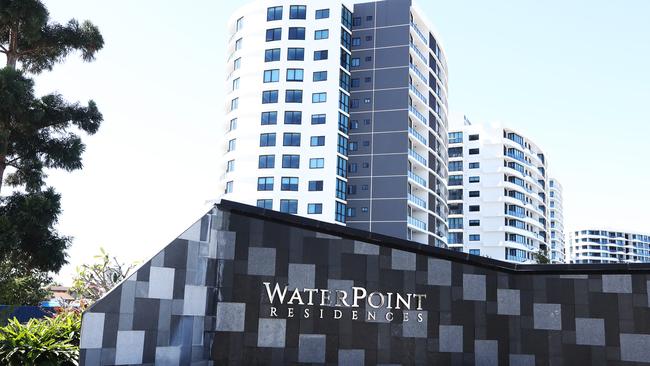 Raptis Group's Waterpoint Residences development in Biggera Waters. Photograph: Jason O'Brien