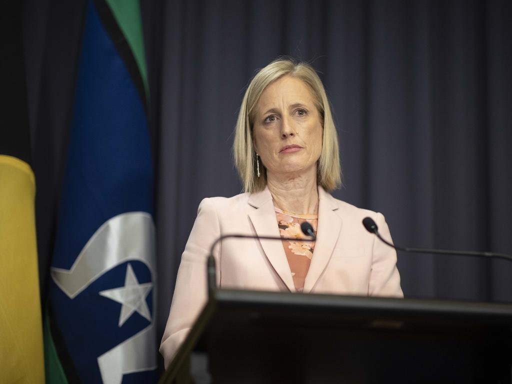 Finance Minister Katy Gallagher revealed the modelling in question time on Monday. Picture: NCA NewsWire / Gary Ramage