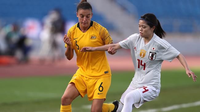 Chloe Logarzo and Hasegawa Yui. Pic: Francois Nel/Getty Images