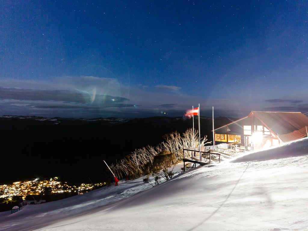 Kareela Snowcat Dinners at the resort’s Kareela Hutt restaurant will be a new experience in 2021. Picture: Thredbo