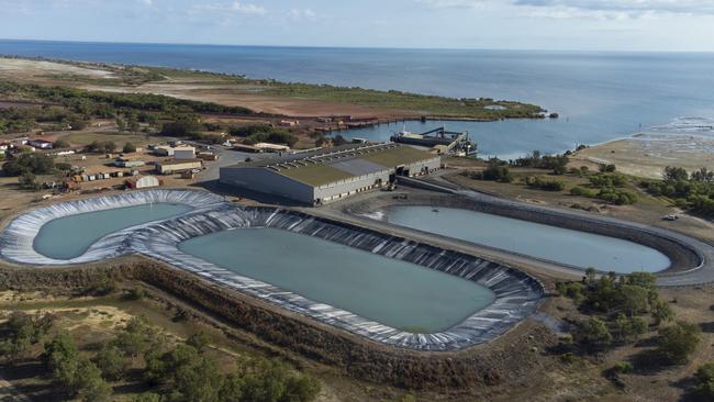 The Bing Bong Loading Facility is located on the Southern end of the Gulf, 120km north of MRM's mine site and processing plant. Picture: Supplied