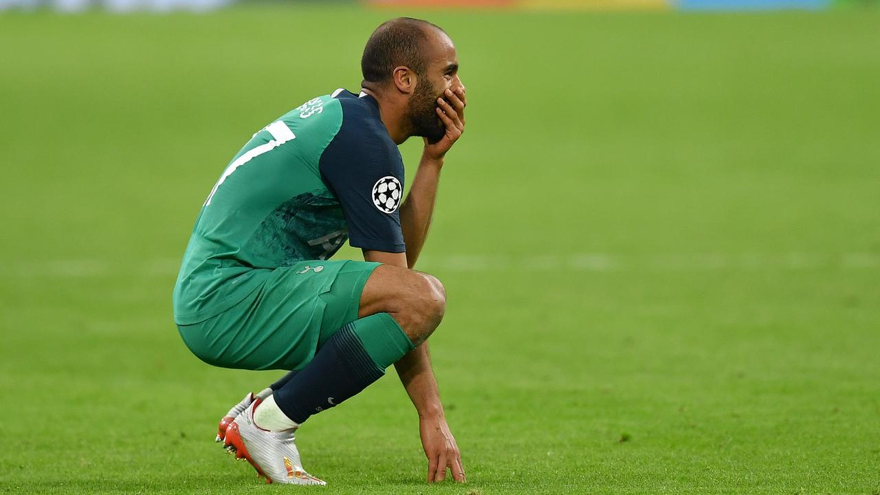 Lucas Moura cries his eyes out as he plays his final home game for  Tottenham in dismal loss to Brentford