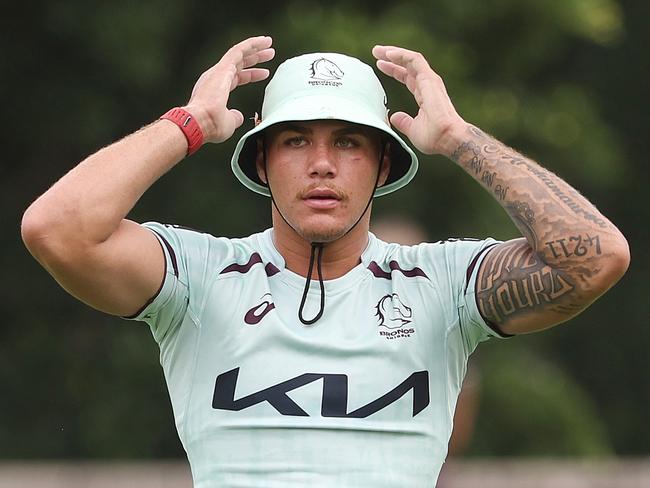 Brisbane Broncos player Reece Walsh during training at Red Hill, 5 February 2025. Picture: Tara Croser.