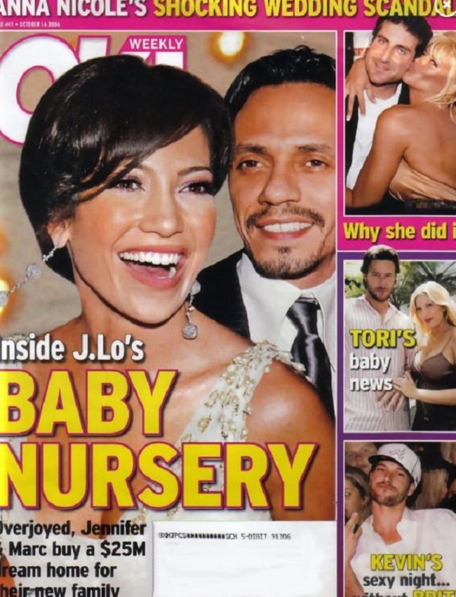 Bidding wars quickly escalated, with People reportedly paying $2m-plus for photos of J.Lo and her twins. Picture: Page Six