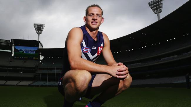 Fremantle captain Nat Fyfe.