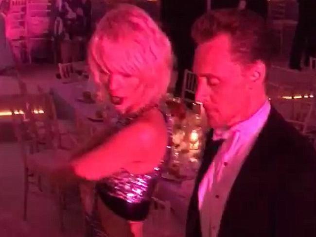 Taylor Swift and Tom Hiddleston hit it off at the Met Gala in 2016. Picture: Instagram