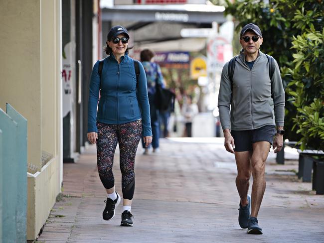 Gladys Berejiklian with her new partner, barrister Arthur Moses. Picture: Adam Yip