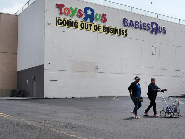 Toy R Us and Babies R Us are closing their doors. Picture: Spencer Platt/Getty Images/AFP