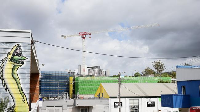 The carpark has already “topped out” reaching its highest peak. (AAP Image/Sue Graham)