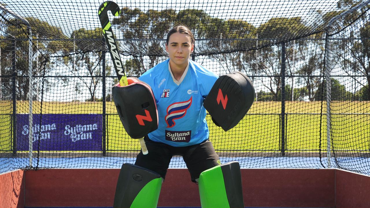 Adelaide Fire and Grange keeper Amy Hammond. picture: Michael Marschall