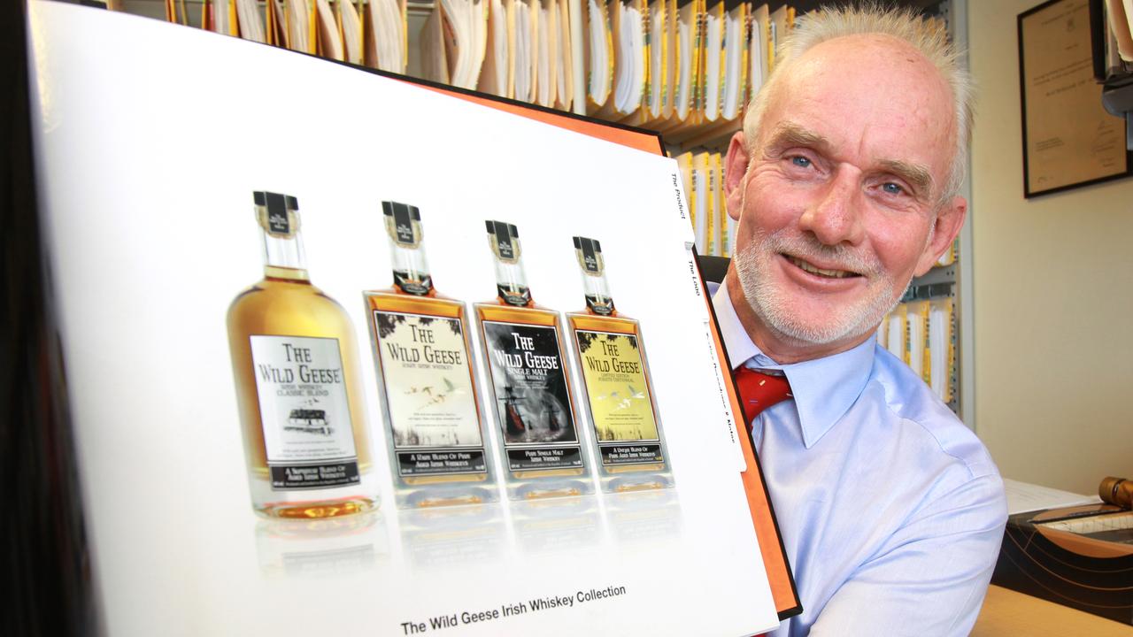 Lawyer Ken Philp represented a small whiskey maker The Wild Geese against a giant Italian company back in 2011. Pic Darren England.