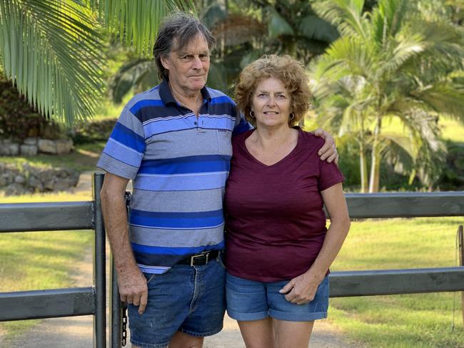 Ron and Debbie Pearson's home is close to where the tunnels for the Pioneer-Burdekin pumped hydro scheme are expected to emerge at Netherdale. Picture: Duncan Evans
