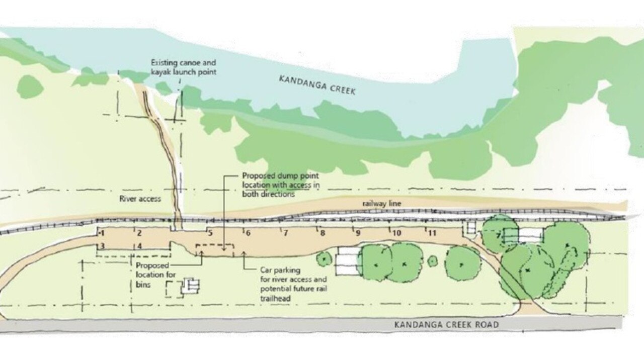 A second free RV park at Kandanga has been proposed as part of the council’s plan.