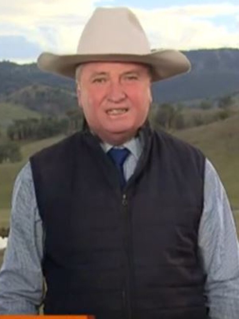 Barnaby Joyce said the referendum was “an absolute debacle”. Picture: Sunrise