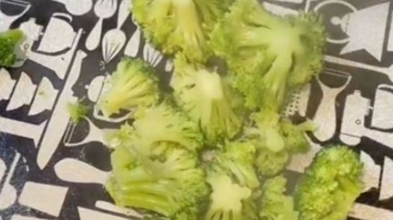 But a nutritionist has advised against the hack, saying the veg loses a lot of its nutrients when cooked whole. Picture: TikTok/steph2302