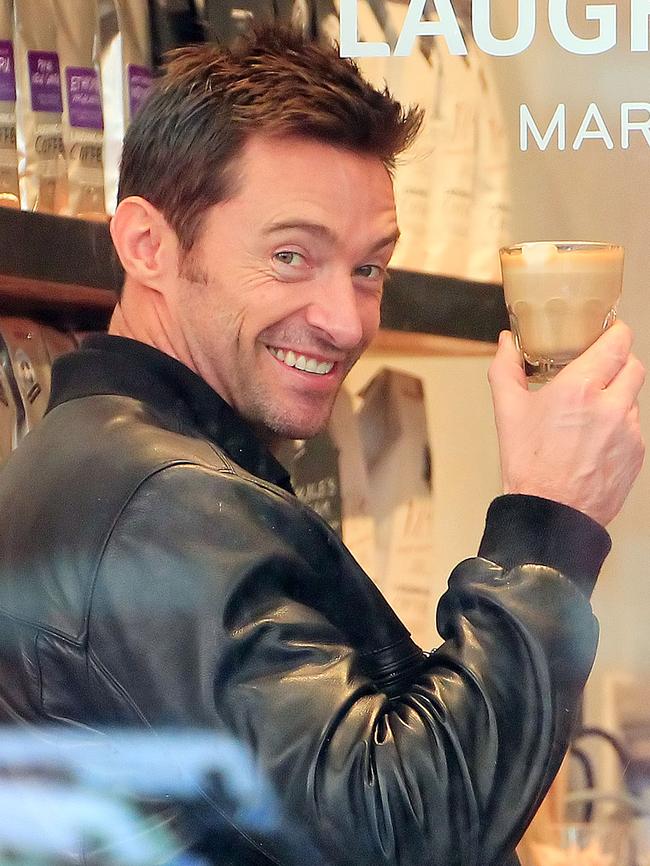 Hugh Jackman at Laughing Man. Picture: Jackson Lee