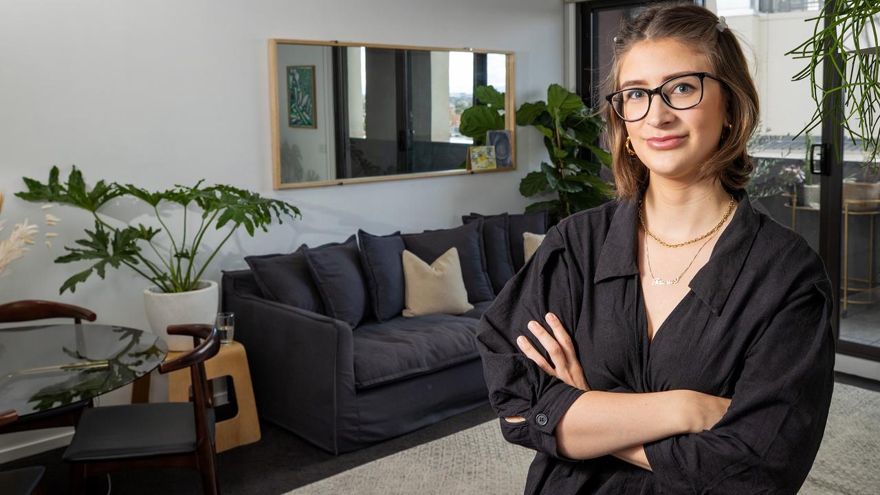 Ingrid Scott is in her 20s and bought an apartment in Brunswick last year – but she started saving straight after high school. Picture: Mark Stewart