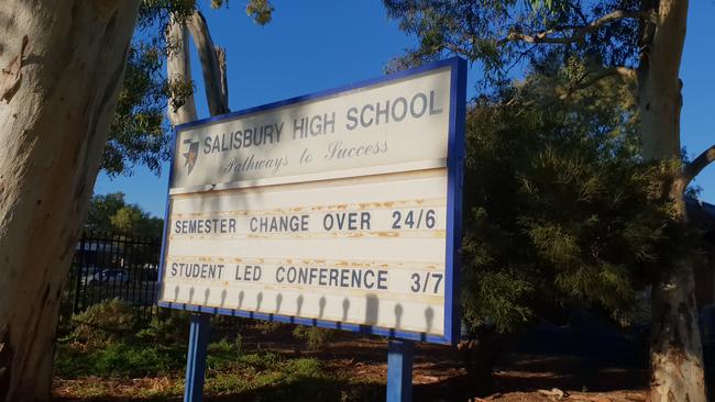 Salisbury High School at Salisbury. Picture: COLIN JAMES