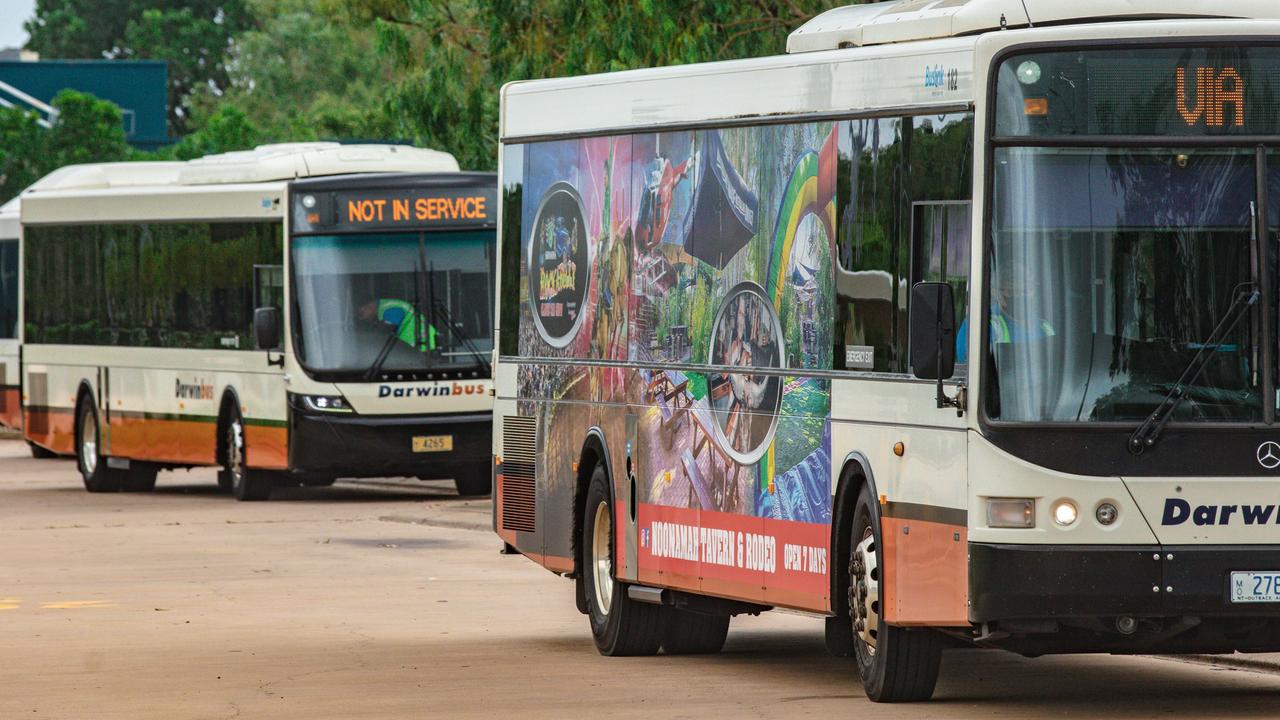 Darwin bus drivers have ‘given up’ reporting assaults due to a widespread perception that nothing will be done according to their union. Picture: Glenn Campbell