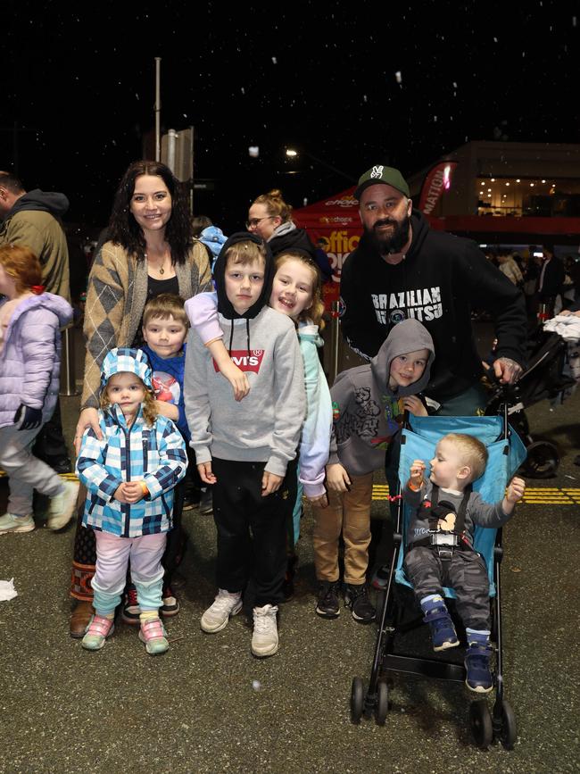 MELBOURNE, AUSTRALIA - JULY 26 2024 Jess Rushby and family Attend the Gippsland SnowFest held in Warragul. Picture: Brendan Beckett