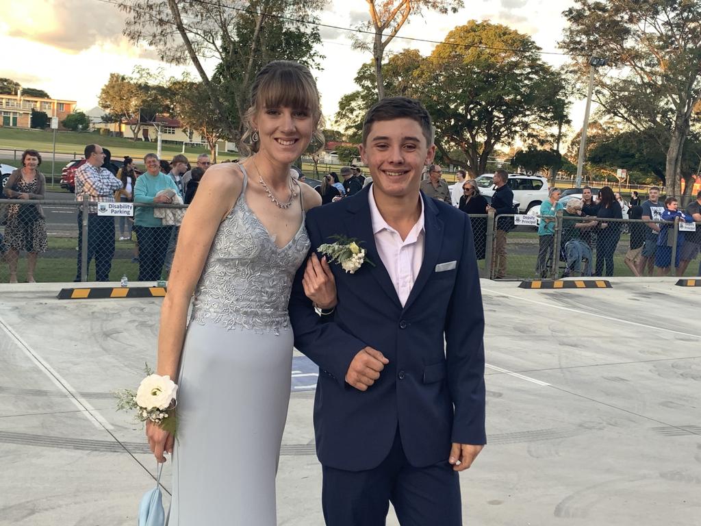 Students arrive at Maryborough State High School's formal.