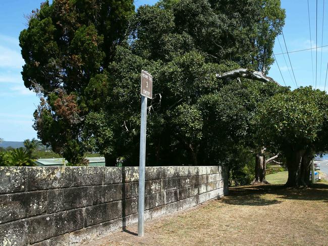 The wall of the cemetery fronts Henderson Road. Picture: AAP Image