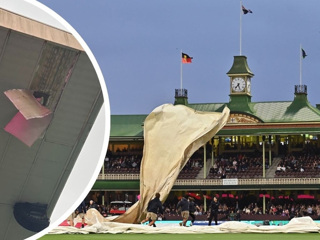 Weather wreaked havoc at the SCG.