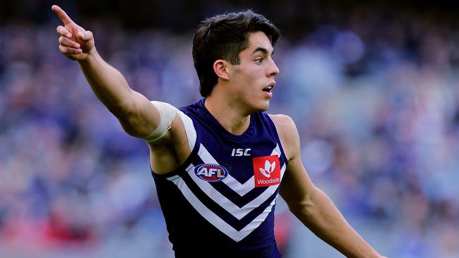 Adam Cerra. (Photo by Will Russell/AFL Media/Getty Images)