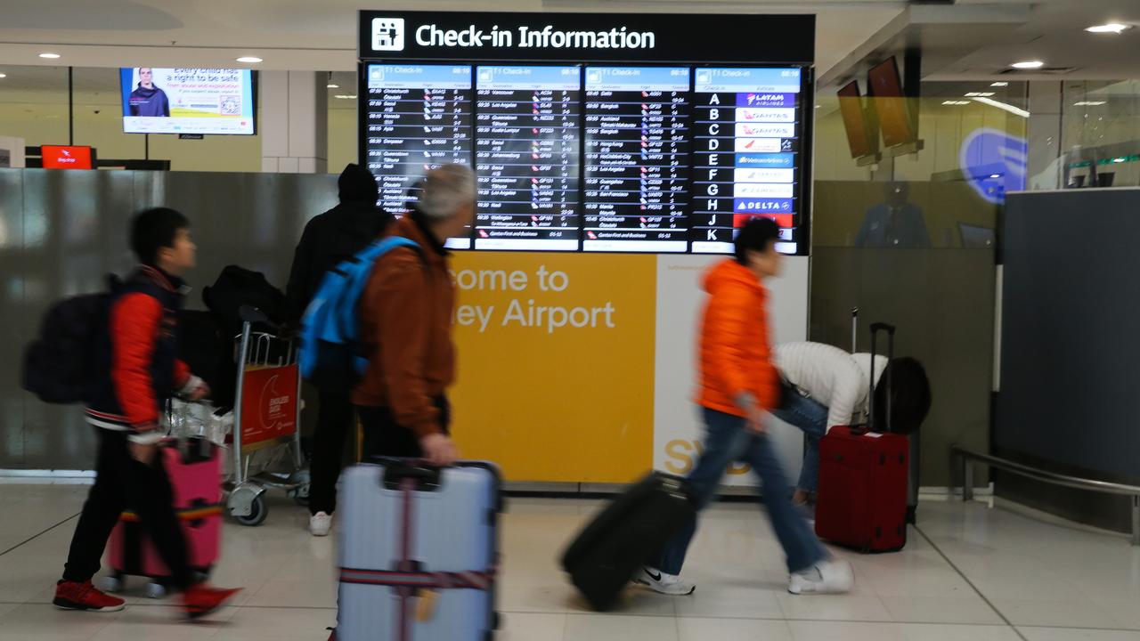 Sydney airport expects this will be the busiest international travel period since the international borders reopened. Picture: NCA NewsWire / Gaye Gerard