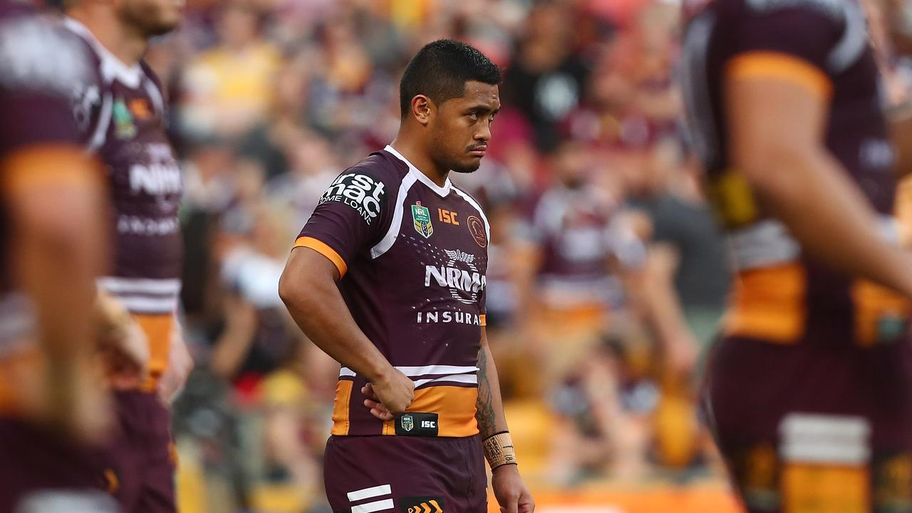 Anthony Milford battled on with an injury in his side’s elimination final loss to the Dragons. (Photo by Chris Hyde/Getty Images)