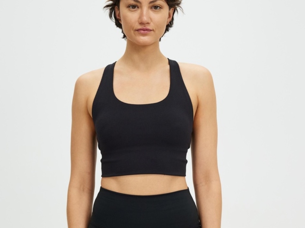 This New Balance sports bra is a favourite of Steph Claire Smith and Laura Henshaw. Image: The Iconic