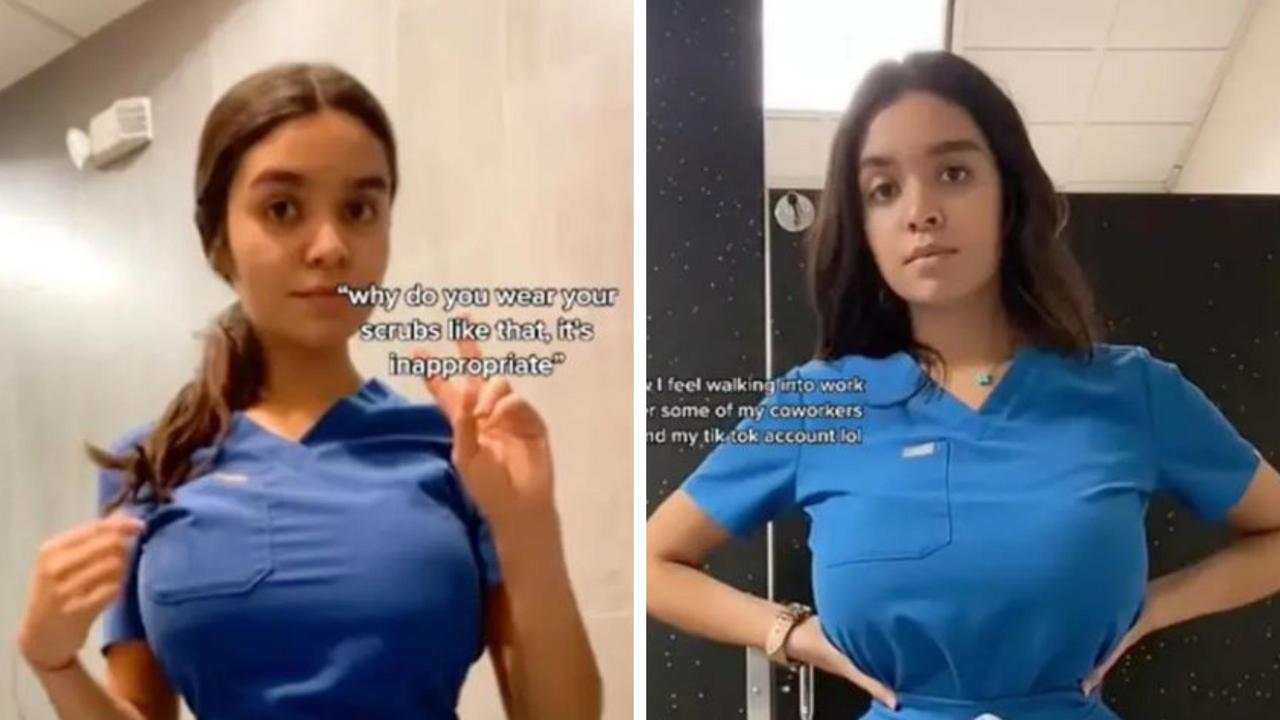 Curvy nurse in tight uniform becomes a sensation on TikTok