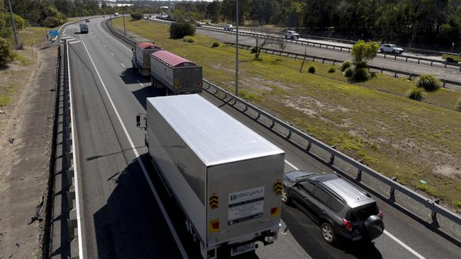 The busy Logan Motorway will be widened following a deal between Transurban and the Queensland government. Picture: Sarah Marshall