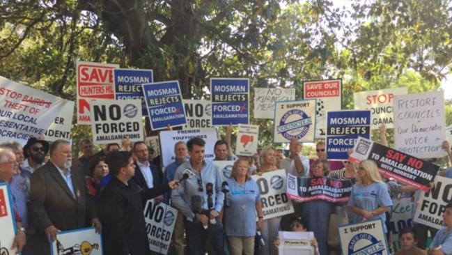 About 200 people attended the Save Our Council Coalition rally at Parliament House on Sunday.