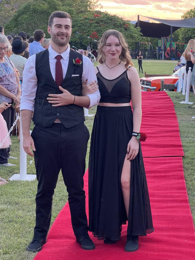 Aldridge State High School students celebrate their formal.