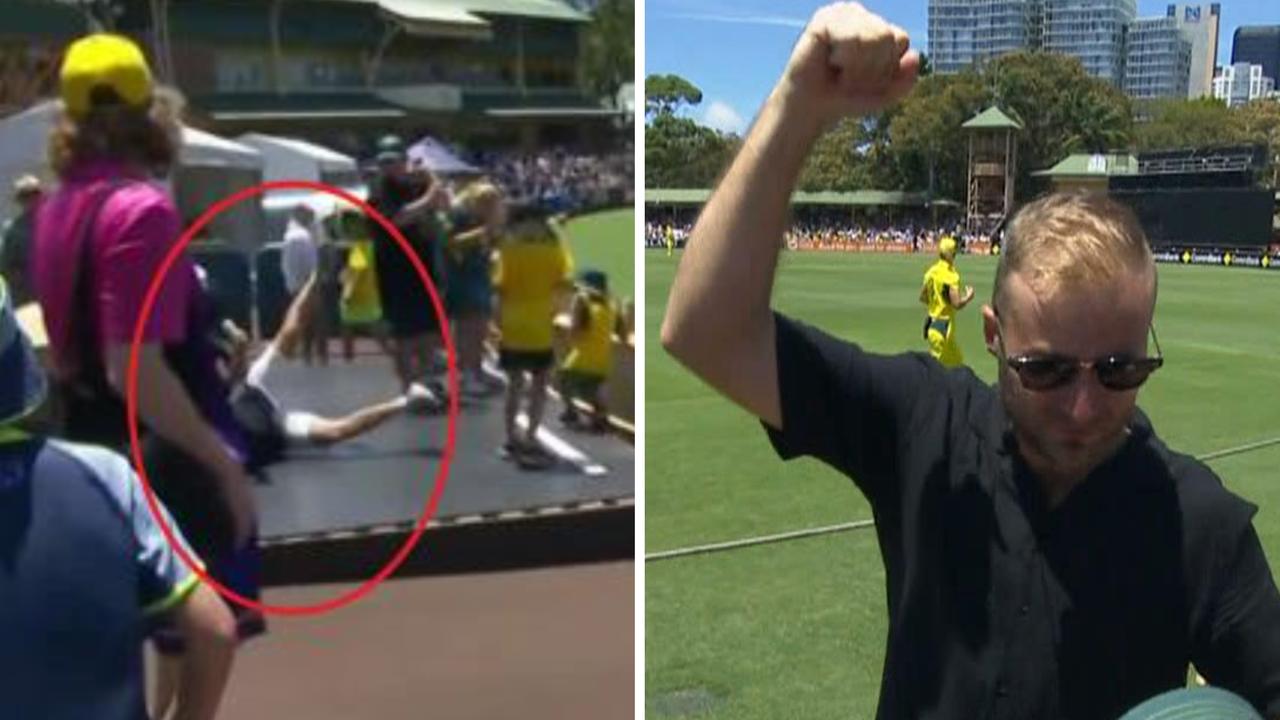 Fan pulls off ‘greatest crowd catch’ ever seen