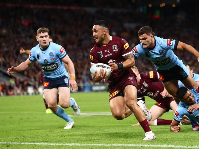 Jones admires the flow of the game he saw in State of Origin, and wants Rugby test matches to feel similar. Picture: Getty Images.