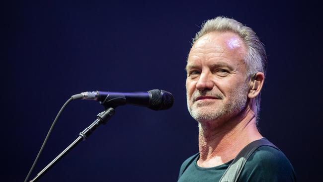 Veteran rocker Sting is bringing his My Songs tour to Australia. Picture: Christophe Gateau/dpa