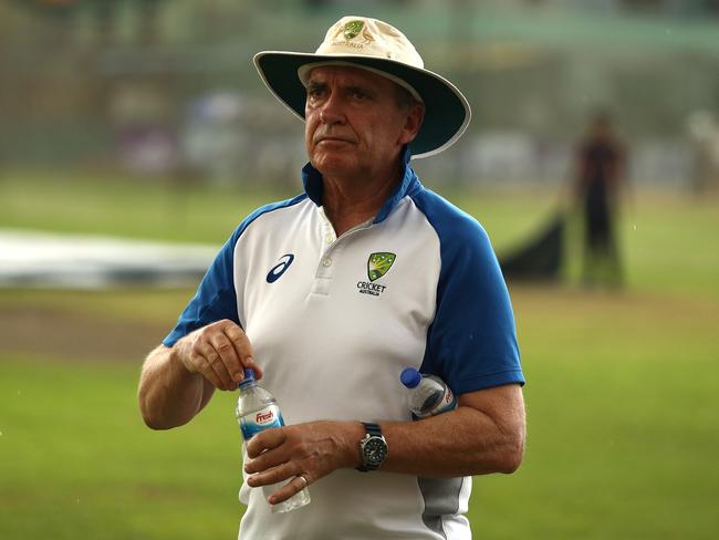 Chairman of Selectors Trevor Hohns is on the ground in Bangladesh. Picture: Getty Images