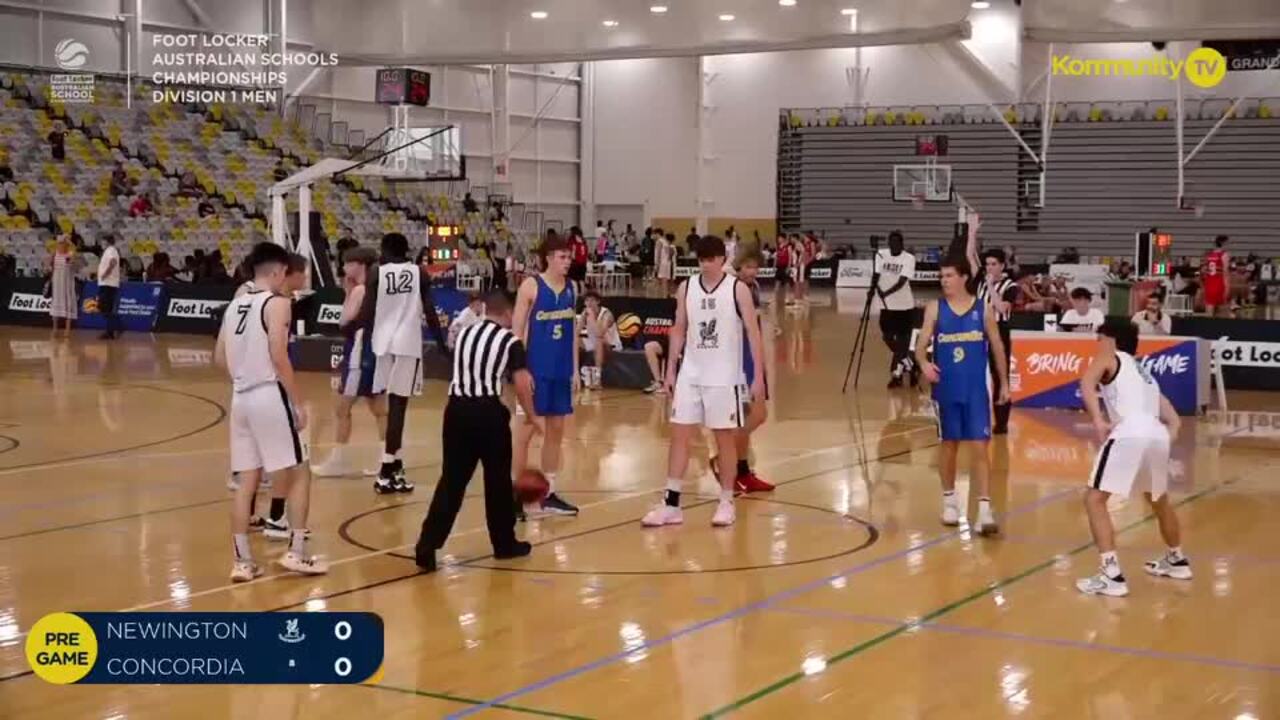 Replay: Newington College v Concordia (U20 Men Div 1) - 2024 Basketball Australia Schools Championships Day 3