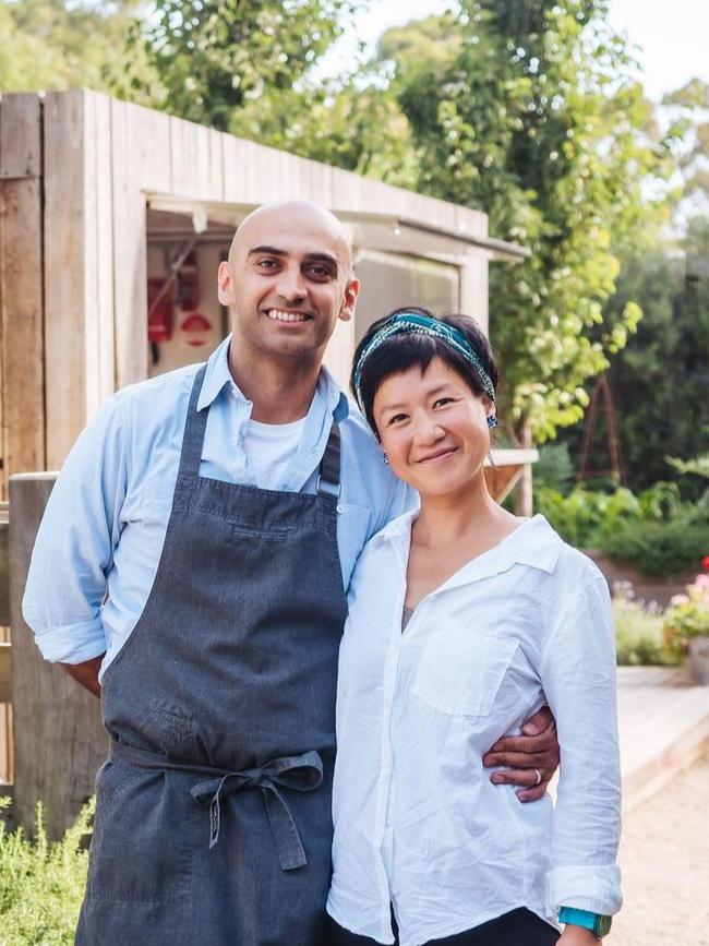 Harry Mangat with partner Sandy Soerjadhi who have opened the Biji Dining pop-up at the Waterloo Inn, in Swansea. Picture: Supplied by Biji Dining