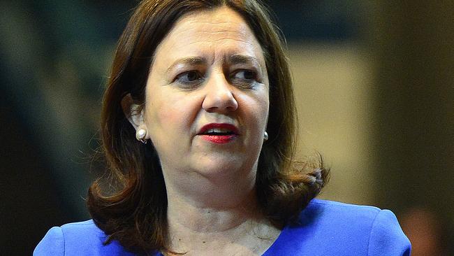 Queensland Premier Annastacia Palaszczuk speaks during Question Time in Townsville this week. Picture: Matt Taylor.