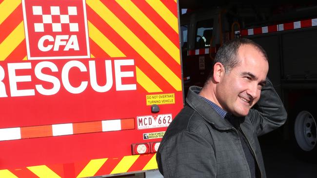 New Emergency Services Minister James Merlino is under pressure. Picture: Alex Coppel