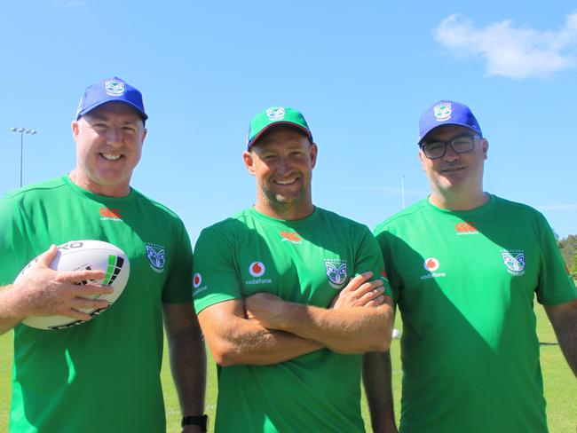 THREE MUSKETEERS: Three Northern Rivers mates, Nathan Brown  Craig Hodges and Cameron George hold the key roles at the NRL's NZ Warriors of head coach, assistant coach and ceo, respectively . Photo :Alison Paterson