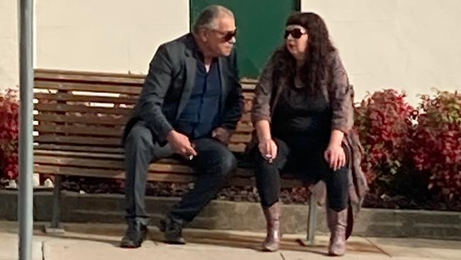 Louie Azzam and Rosalind Freear outside Bega Local Court on May 11. Picture: Alasdair McDonald