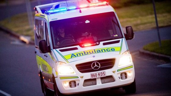 A person was taken to Gympie Hospital this morning after an incident involving them and a vehcile.