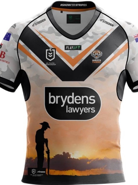 The Wests Tigers' new jersey has been released. Photo: Wests Tigers