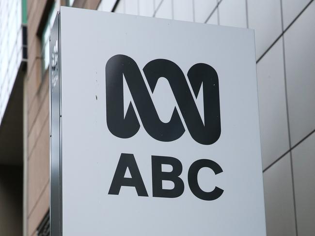 SYDNEY, AUSTRALIA - NewsWire Photos: MARCH 22 2023 -  A general view of signage at the ABC headquarters in Ultimo in Sydney as employees are seen gathered outside for a dispute over pay.  Picture: NCA Newswire / Gaye Gerard